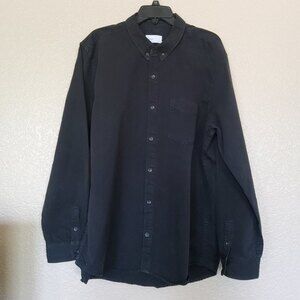 BLDWN Button Down Shirt 2XL Vintage Black